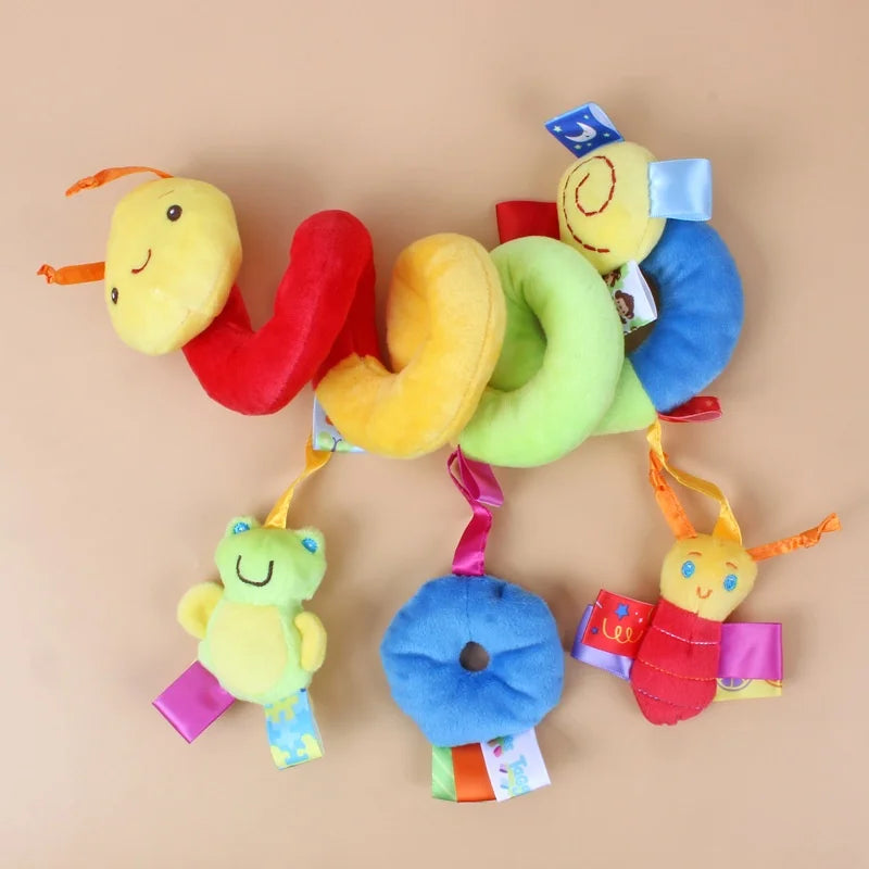 Baby Stroller, Hanging Bell, Plush, Baby color label