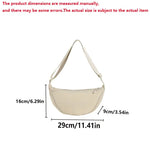 Women's Nylon Dumpling Bag, Large Capacity Crossbody Shoulder Bag.