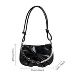 Hand Bag Popular Bag Women's Bag New Niche Fashion Shoulder Armpit Bag.
