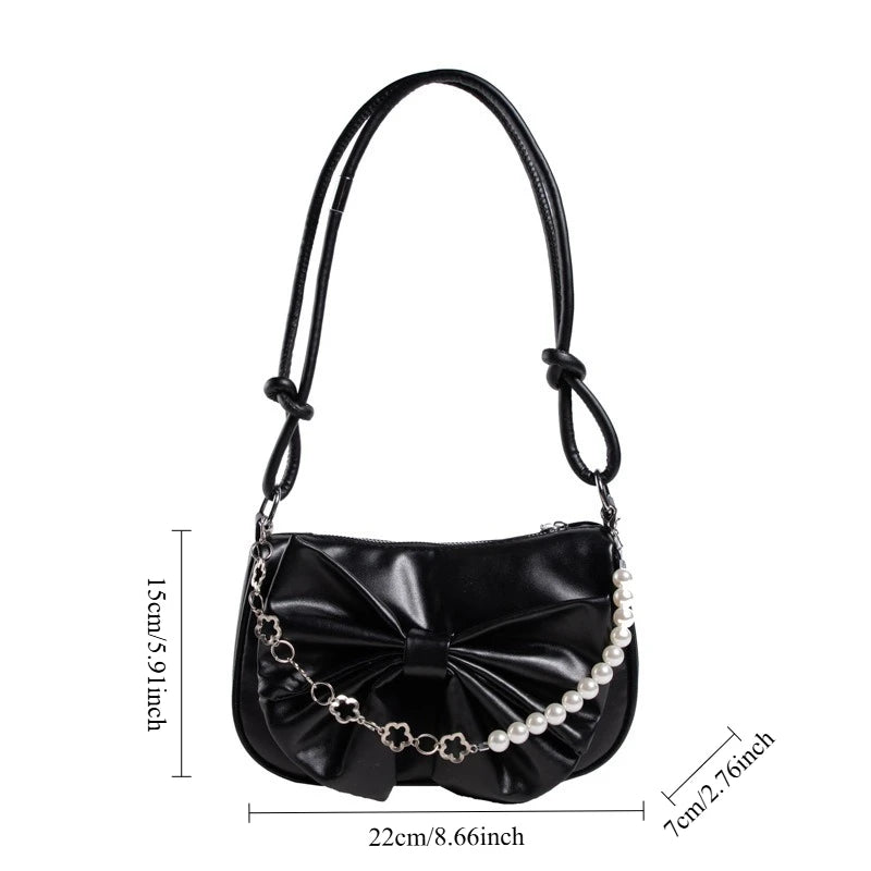 Hand Bag Popular Bag Women's Bag New Niche Fashion Shoulder Armpit Bag.