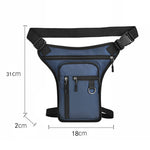 Men Drop Leg Bag Waist Bag for Men Fanny Pack Phone Purse Motorcycle Riding Shoulder Cross Body Thigh Male Hip Belt Waist Bags