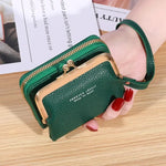 Women's Fashion Wrist Strap Short Zero Wallet