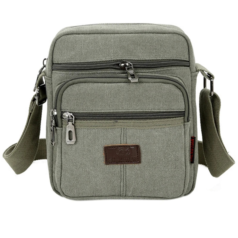 Men's Shoulder Bag Business Leisure Large Capacity Portable Handbag.