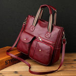 Women's Handbag Women's Shoulder, Fashion Purse Vintage Leather Bag.