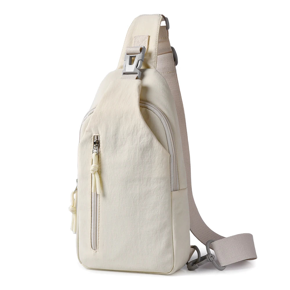 Men's casual messenger bag-multifunctional chest bag.