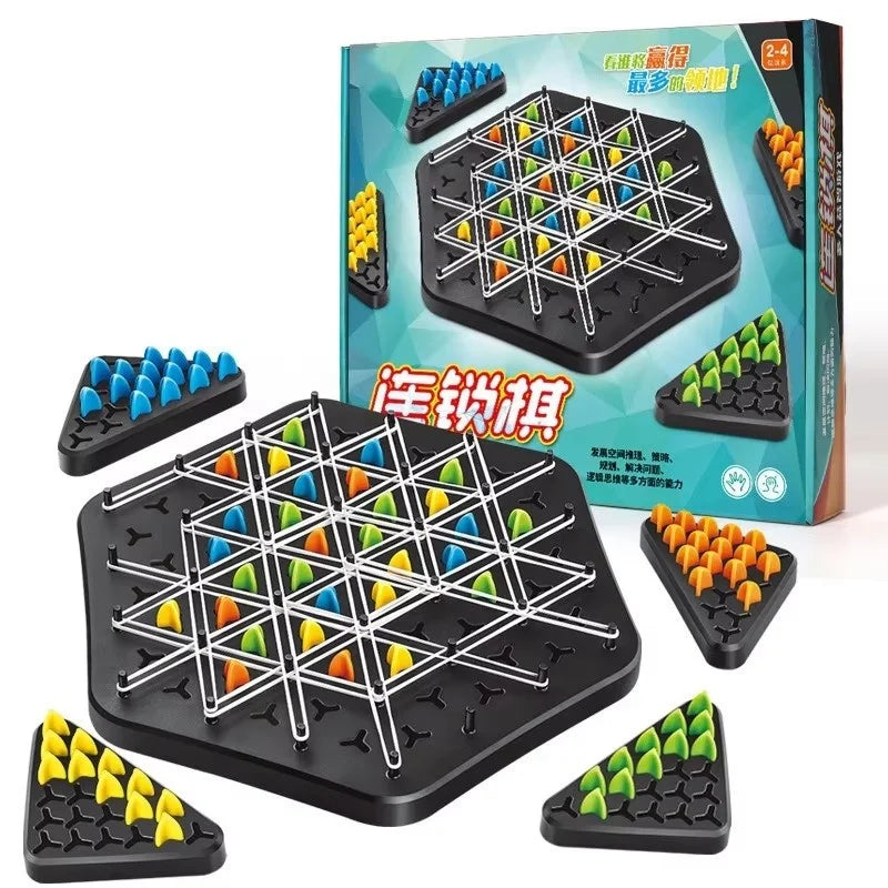 Triangle Link Chess Puzzle Toy