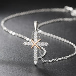 Cross Pendant Necklace For Women Iced Out Crystal Silver Plated Chain Collar Choker Necklace.