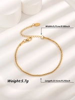 Bracelets for Women 18K Gold Plated Stainless Steel Women Cute Gold Plated for Women Waterproof Beach Jewelry