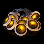Ramadan Decoration Plastic Lantern Led String Lights