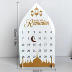 Acrylic Ramadan Advent Countdown Calendar Ramadan Decorations for Home Eid Mubarak Table Decor 30 Days Countdown Calendar