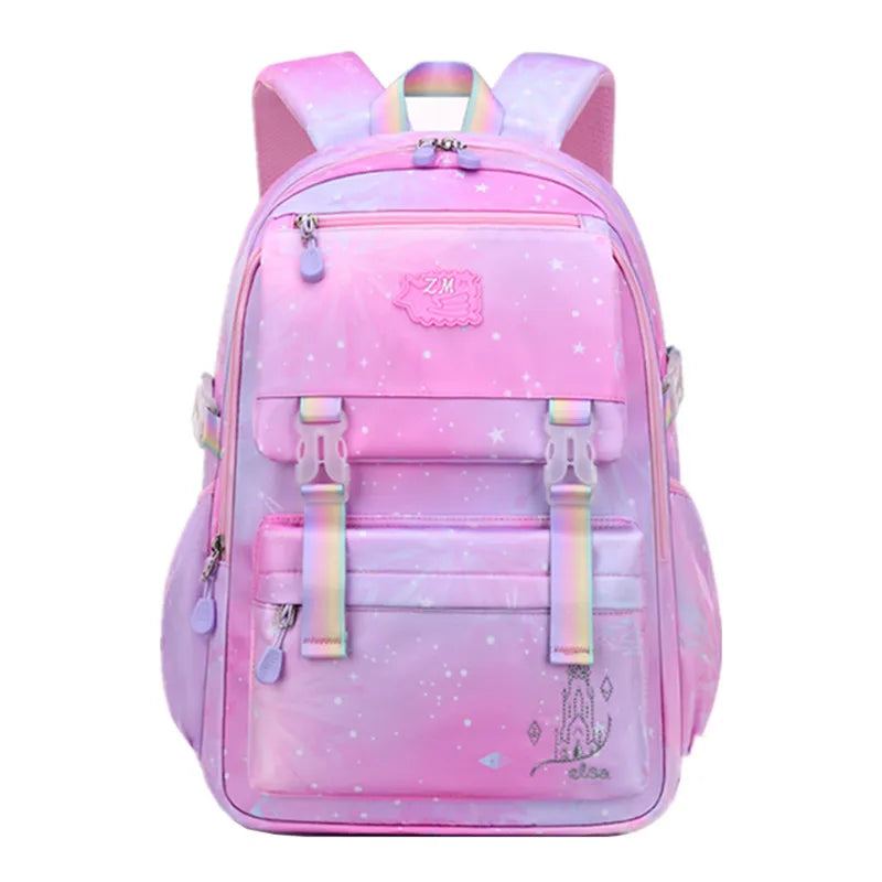 Kids Backpack for Girls School Bags for Middle School Students Waterproof Large Capacity Book Bag.