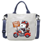 Snoopy Handbag Cartoon Children's Shoulder Bag Boys Girls.