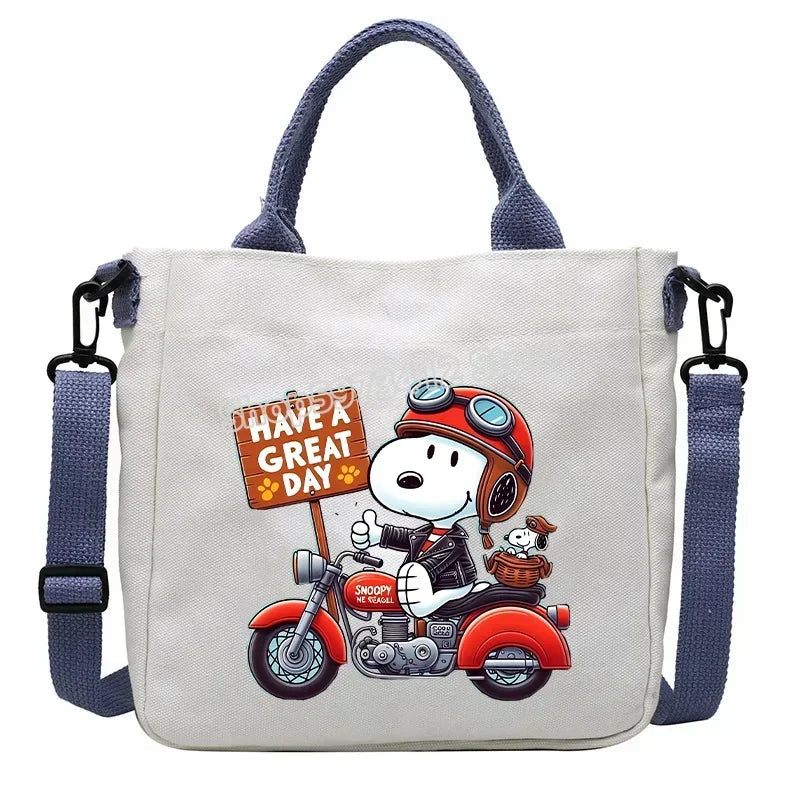 Snoopy Handbag Cartoon Children's Shoulder Bag Boys Girls.