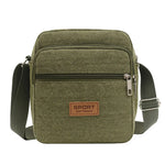 Men's Shoulder Bag Business Leisure Large Capacity Portable Handbag Zipper Multi Layer Waterproof Crossbody Bags