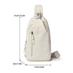 Men's casual messenger bag-multifunctional chest bag.