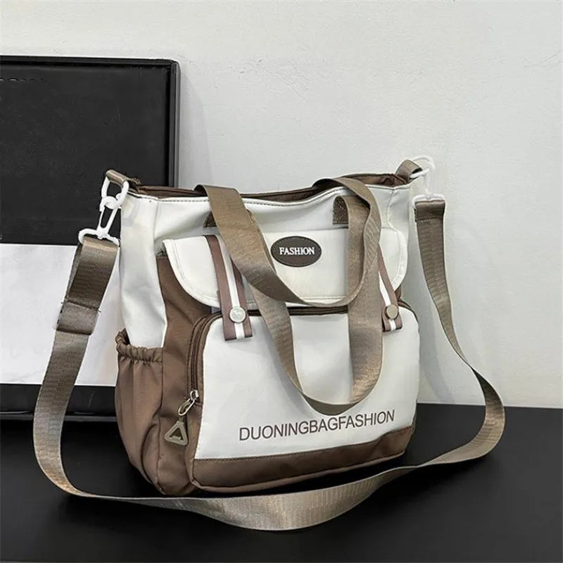 Women's Tote Bag, Large Capacity Daily Handbag, Travel Bucket Shoulder Bag.