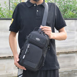 Riding backpack for men, chest bag, casual single shoulder bag, lightweight and large-capacity crossbody bag