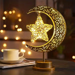 Ramadan LED Star Moon Round Ball Light Decorative Lamp