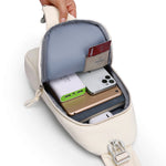Men's casual messenger bag-multifunctional chest bag.