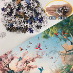 Mini Size Puzzle 1000 Pieces Flower and Bird World Art