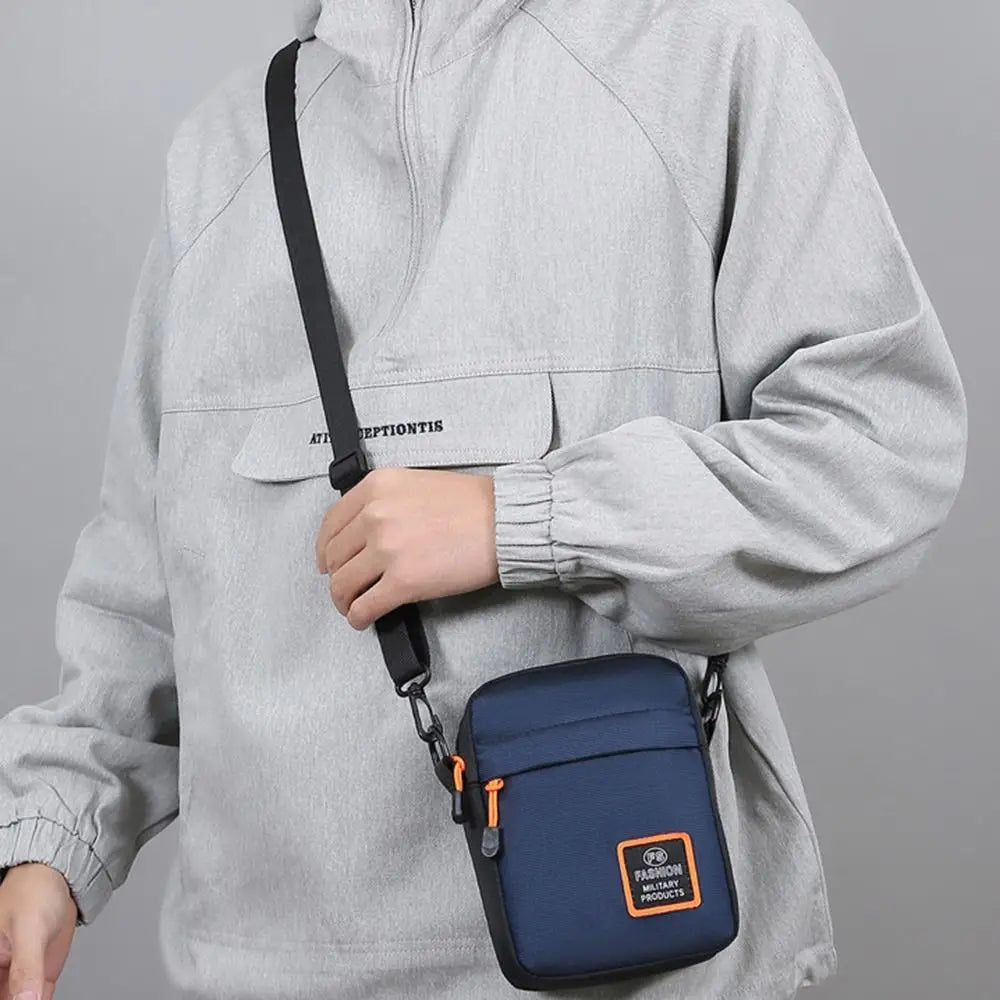 Men's Business Shoulder Bag Casual Man's Messenger Durable Waterproof Oxford Cloth Bag.