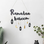 Ramadan Kareem Hanging Wooden Sign Islamic Holy Month