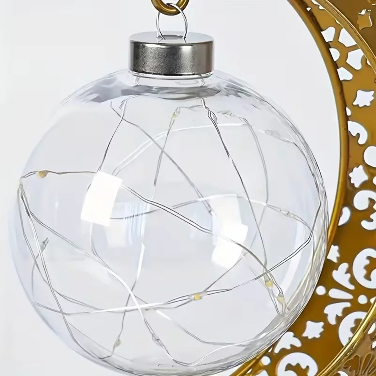 Ramadan LED Star Moon Round Ball Light Decorative Lamp