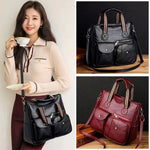 Women's Handbag Women's Shoulder, Fashion Purse Vintage Leather Bag.