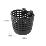 Kids Bike Basket Durable Storage Basket with Adjustable PU Straps Handlebar Basket for Children Girls.