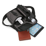 The New Men's Bag Is A Single-Shoulder Crossbody Bag With A Large Capacity And A Water Bottle Pocket It Is A Casual Travel Bag