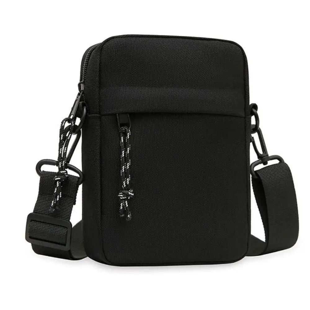 Messenger Sling Bags For Men Casual Canvas Small Zipper Crossbody Pouch.