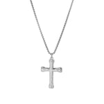 Waterproof Stainless Steel Creative Cross Pendant Necklace Exclusive for Men.