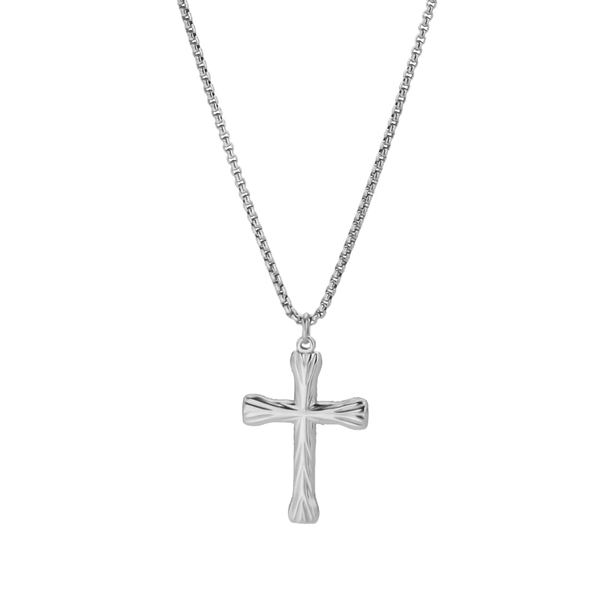 Waterproof Stainless Steel Creative Cross Pendant Necklace Exclusive for Men.