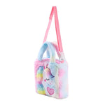 Kids Bags Shoulder Bags Cartoon Embroidered Plush One Shoulder Bag.