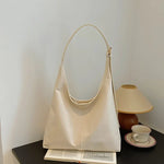 New Tote bag hand bill of lading shoulder women's bag retro simple large bag Tote bag.