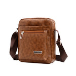 New Men's Handbag Trendy Casual Crossbody Shoulder Waterproof High-quality Leather Bags.