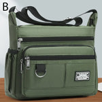 Mens Crossbody, Single Shoulder, Big Capacity Multi-Pockets Storage Bag.