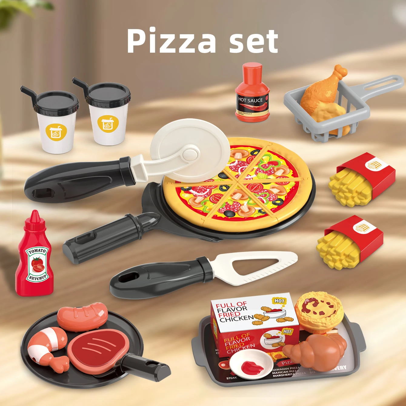 Children's kitchen food, toy sets