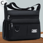 Mens Crossbody, Single Shoulder, Big Capacity Multi-Pockets Storage Bag.