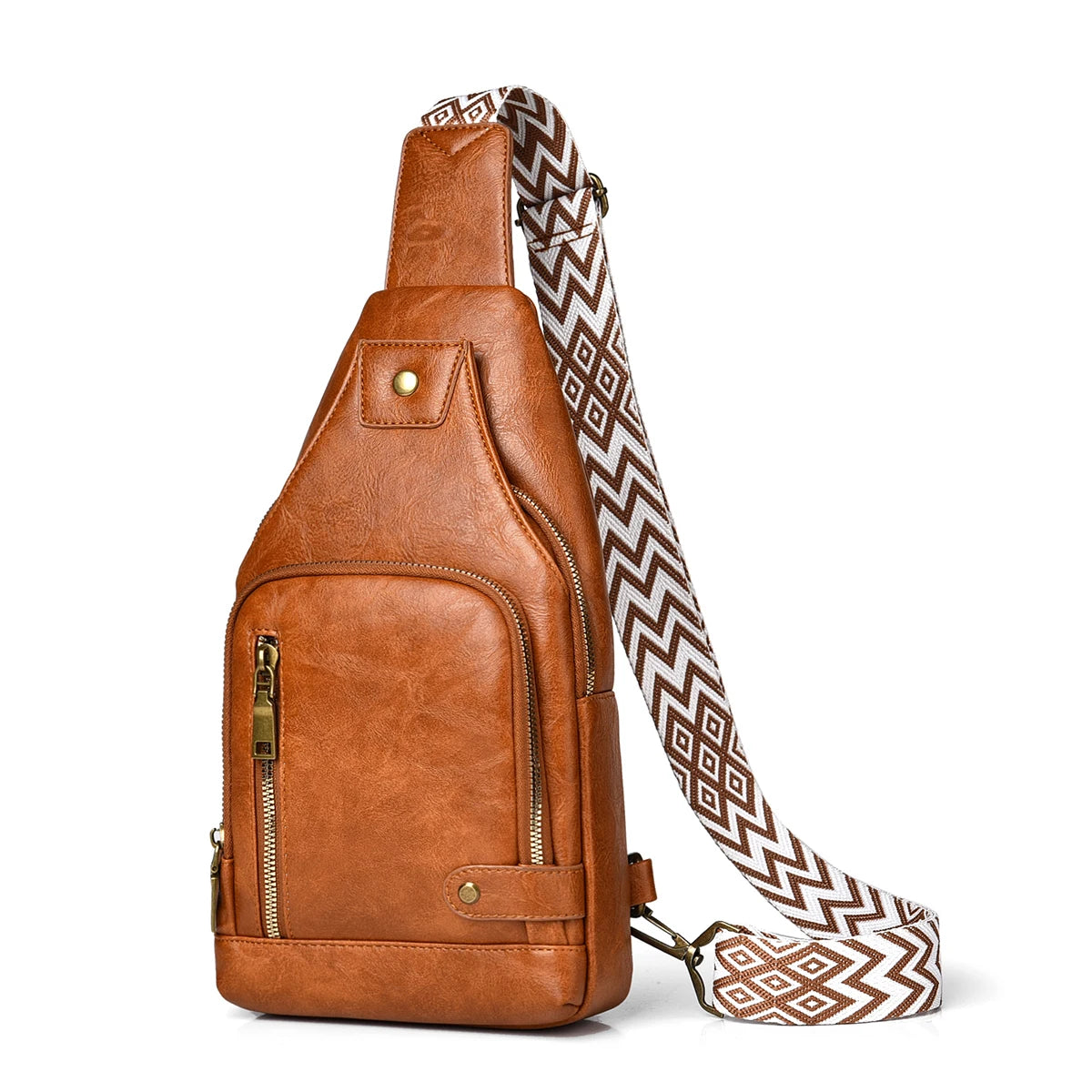 New Shoulder Bag Man  Casual Chest Business Male MultiFunctional Bag.