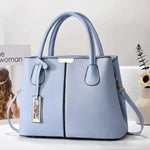 Simple Women's PU Leather Shoulder Bag Large Capacity Handbag.