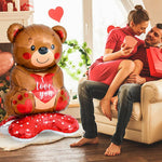 Valentine's Day Balloon Teddy Balloons Cartoon Animal Bear