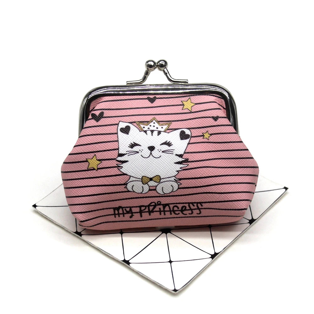 Kids Clutch Money Bags Hasp Change Purse Small Pocket Handbags.