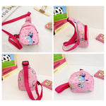 Bingo Friends Children's Bag Cute Bluey Family kids Chest Bag Kindergarten Cartoon Light Crossbody Bag.