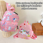 New Children's Bags for the Back-To-School Season: Cute Cartoon Printed Kindergarten Schoolbags.