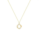 Fashion Cross Rotating 925 Sterling Silver Pendant Chain 14k Gold Plated Necklace Gold Necklace for Women.