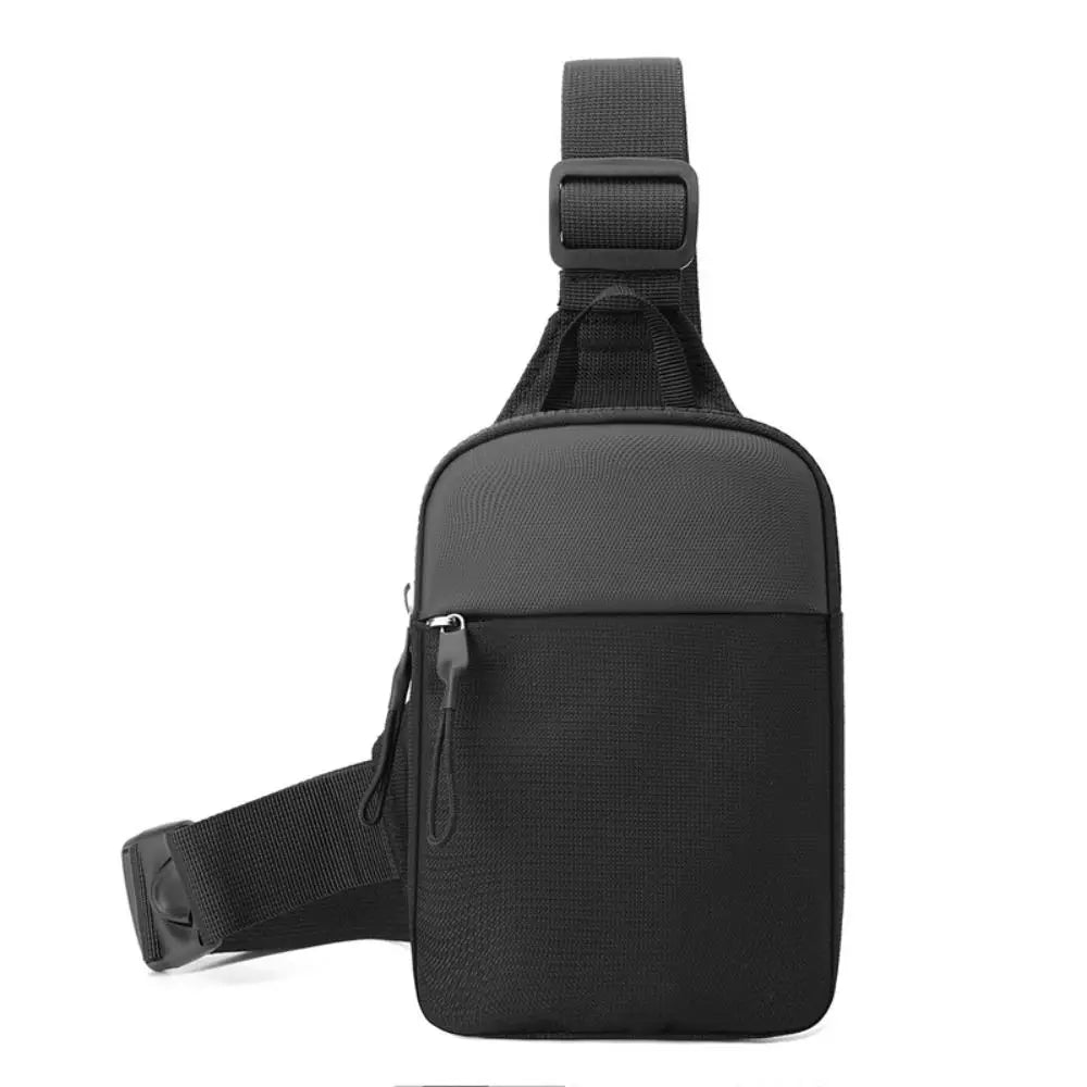 Men's Chest Bag Fashion Small Canvas Shoulder Crossbody Bags for Man.