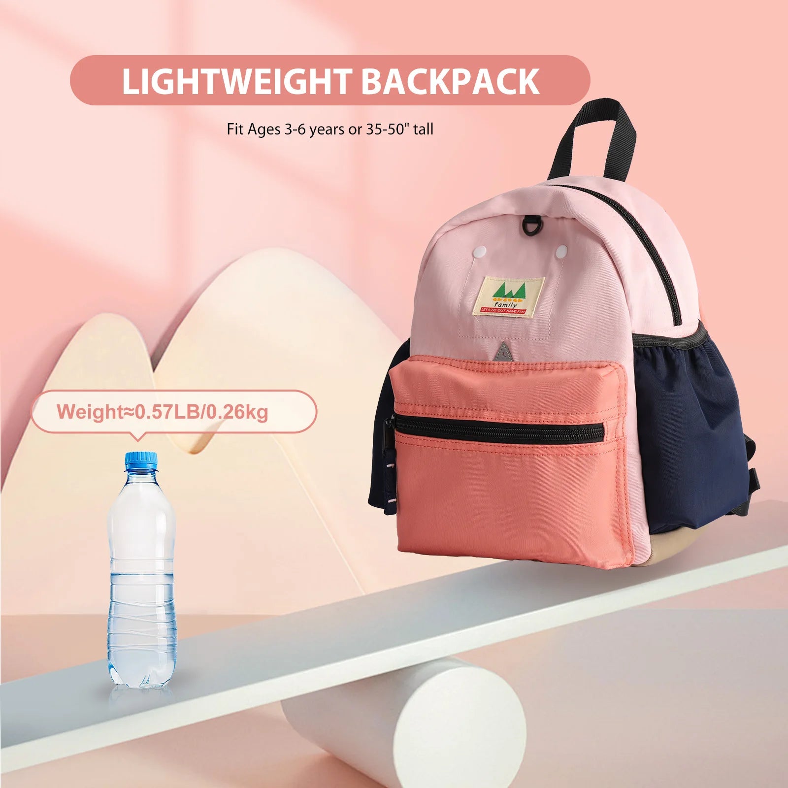 Children's Backpack, Preschool Backpack For Kids Girl Unisex Kids School Backpack for Kids 3-6 Years.