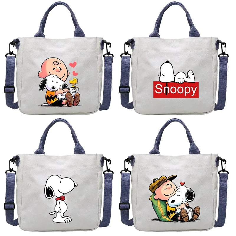 Snoopy Handbag Cartoon Children's Shoulder Bag Boys Girls.