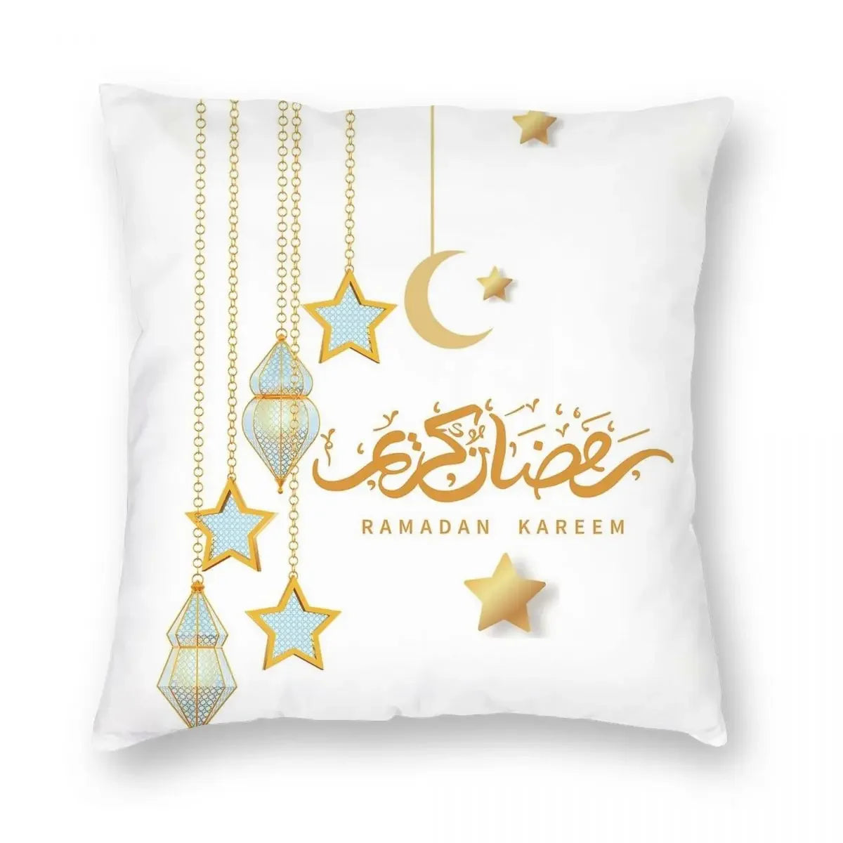 Eid Mubarak Ramadan Kareem Pillowcase Printing Polyester Cushion Cover Decorations Pillow Case Cover Living Room 40*40cm